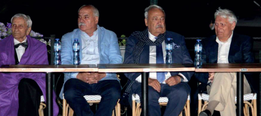 Тв награди „Свети Влас“ 2014 г., част от журито: Петко Бочаров, Павел Васев, Иван Гарелов, проф. Ивайло Знеполски